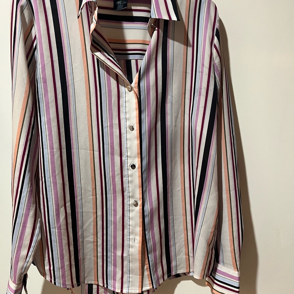 DKNY Striped Multicolor Women’s Shirt